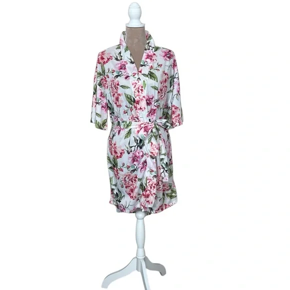 EUC Show Me Your MuMu “Brie” Floral Robe Garden of Blooms - Picture 5 of 11